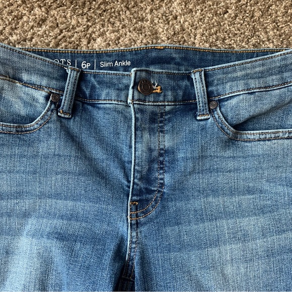 TALBOTS FLAWLESS Slim Ankle SIZE 6P JEANS - Picture 4 of 6